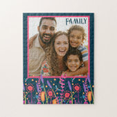 Gepersonaliseerde foto puzzel Inspirivity Wildflow Legpuzzel (Verticaal)