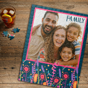 Gepersonaliseerde foto puzzel Inspirivity Wildflow Legpuzzel