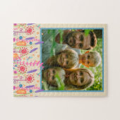 Gepersonaliseerde foto puzzel Inspirivity Wildflow Legpuzzel (Horizontaal)