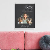 Gepersonaliseerde foto Puzzel Stuk Art Mom + 2 nam Canvas Afdruk (Insitu (Woonkamer))