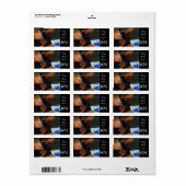 Gepersonaliseerde foto Rechthoekige Boekplaat Etiket (Full Sheet)