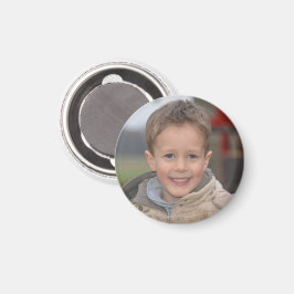 Gepersonaliseerde foto ronde magneet