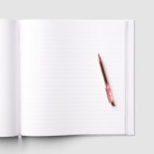 Gepersonaliseerde Foto Roos Gouden Glitter 70e Ver Gastenboek (Binnen)