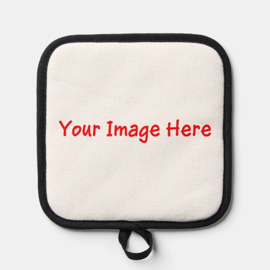 Gepersonaliseerde Foto Selfie Oven Mitt & Pot Houd Pannenlap (Voorkant)