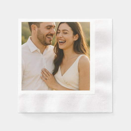 Gepersonaliseerde foto servetten (Voorkant)