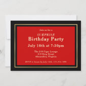 Gepersonaliseerde Foto Sigaar Box Label Party Uitn Kaart (Achterkant)