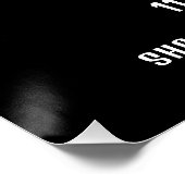 Gepersonaliseerde foto, Sinterklaas bezoekersuren Perfect Poster (Hoek)