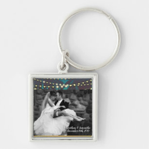 Gepersonaliseerde foto Sleutelhanger Beach Sunset 