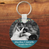 Gepersonaliseerde foto Sleutelhanger Beach Sunset  (Voorkant)