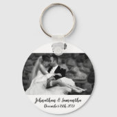 Gepersonaliseerde foto Sleutelhanger Boho Buffalo  (Voorkant)