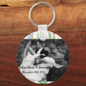 Gepersonaliseerde Foto Sleutelhanger Boho Llama Bo (Voorkant)