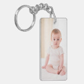 Gepersonaliseerde foto Sleutelhanger cadeau voor p (Voorkant Links)