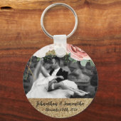 Gepersonaliseerde Foto Sleutelhanger Geometric Gar (Voorkant)