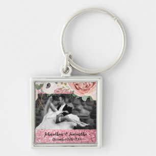 Gepersonaliseerde Foto Sleutelhanger Geometric Gar