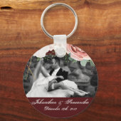 Gepersonaliseerde Foto Sleutelhanger Geometrische  (Voorkant)