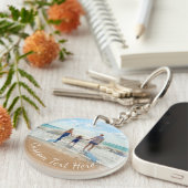Gepersonaliseerde Foto Sleutelhanger Geschenk Aang (Voorkant Rechts)