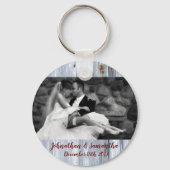 Gepersonaliseerde Foto Sleutelhanger Witte Wash Wo (Voorkant)