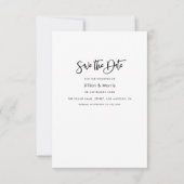 gepersonaliseerde foto sparen de datumuitnodiging kaart (Achterkant)