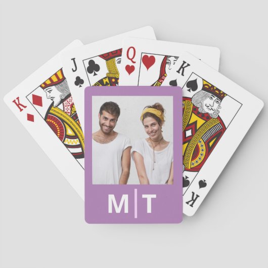 Gepersonaliseerde foto speelkaarten (Achterkant)