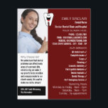 Gepersonaliseerde foto, Tandheelkunde, Tandarts Ad Flyer<br><div class="desc">Gepersonaliseerde foto,  Tandheelkunde,  Tandarts Adverteren Flyer door The Visitekaartje Store.</div>