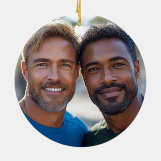 Gepersonaliseerde Foto Team Speler Pickleball Orna Keramisch Ornament (Achterkant)