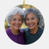 Gepersonaliseerde Foto Team Speler Pickleball Orna Keramisch Ornament (Achterkant)