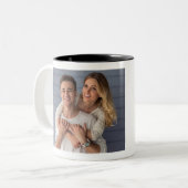 Gepersonaliseerde Foto & Tekst Mok – Creëer Uw Eig (Voorkant links)