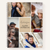 Gepersonaliseerde Foto & Tekst Notitieboek (Voorkant)