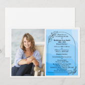 Gepersonaliseerde foto Uitvaart Kaart (Voorkant / Achterkant)