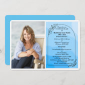 Gepersonaliseerde foto Uitvaart Kaart (Voorkant / Achterkant)