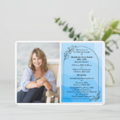 Gepersonaliseerde foto Uitvaart Kaart (Staand voorkant)