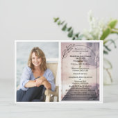 Gepersonaliseerde foto Uitvaart Kaart (Staand voorkant)