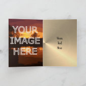 Gepersonaliseerde foto uploaden 50ste Jubileum Kaart (Binnen)