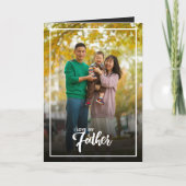 Gepersonaliseerde Foto Vaderdag ,Vakantie Papa cad Kaart (Voorkant)