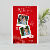 Gepersonaliseerde foto Valentijnsdag Kaarten | 2 f (Staand Voorkant)