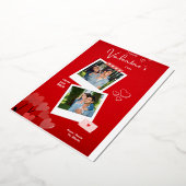 Gepersonaliseerde foto Valentijnsdag Kaarten | 2 f (Gedraaid)