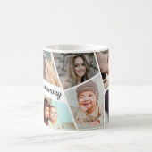 Gepersonaliseerde foto van Collage Love Mam Famili Koffiemok (Center)