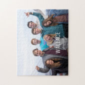 Gepersonaliseerde foto van de familie legpuzzel (Verticaal)