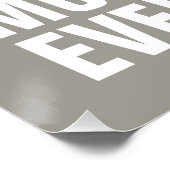 Gepersonaliseerde foto van de moeder die opstapte perfect poster (Hoek)