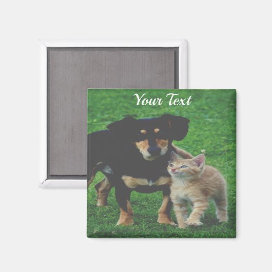Gepersonaliseerde foto van het Pet Magnet (Voorkant / Achterkant)