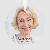 Gepersonaliseerde foto van kardinaal Angels Herden Ornament (achterkant)