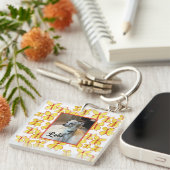 Gepersonaliseerde foto van Pet Acryl Sleutelhanger (Voorkant Rechts)