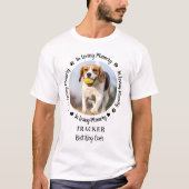 Gepersonaliseerde foto van Pet Dog Memorial Loving T-shirt (Voorkant)