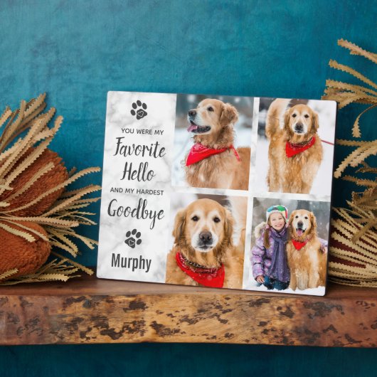 Gepersonaliseerde foto van Pet Loss Keepomwille Pe Fotoplaat (Zijkant)