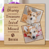 Gepersonaliseerde foto van Pet Loss Keepomwille Pe Fotoplaat