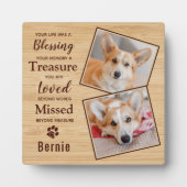 Gepersonaliseerde foto van Pet Loss Keepomwille Pe Fotoplaat (Voorkant)