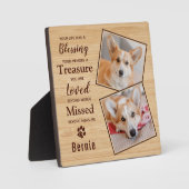 Gepersonaliseerde foto van Pet Loss Keepomwille Pe Fotoplaat (Voorkant)