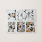 Gepersonaliseerde foto van Pet Memorial Collage Legpuzzel (Horizontaal)