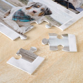 Gepersonaliseerde foto van Pet Memorial Collage Legpuzzel (Zijkant)