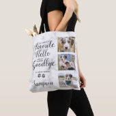 Gepersonaliseerde foto van Pet Memorial Collage Tote Bag (Dichtbij)